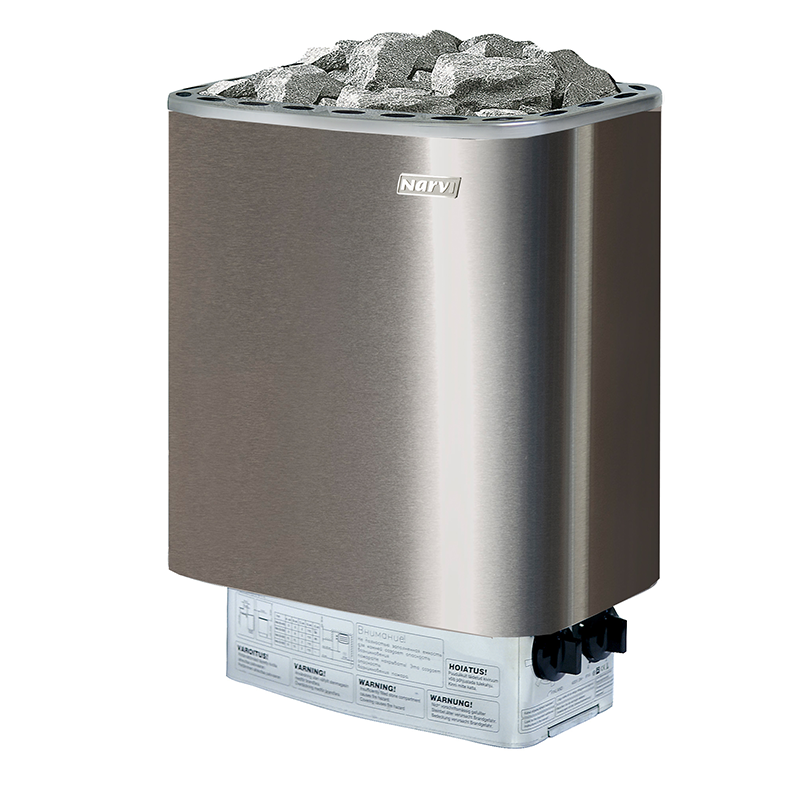 DenForm NM 4,5 kW saunaovn, mørkt stål