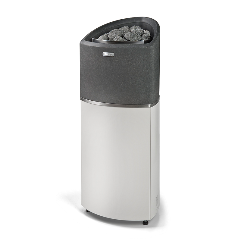 DenForm Trio 9,0 kW saunaovn, antracit/hvid