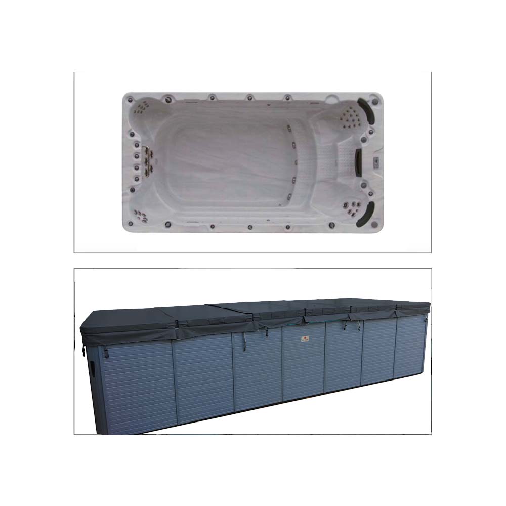 Swimspa cover 228 x 421 cm - Mørkegrå Swimspa cover 228 x 421 cm - Mørkegrå