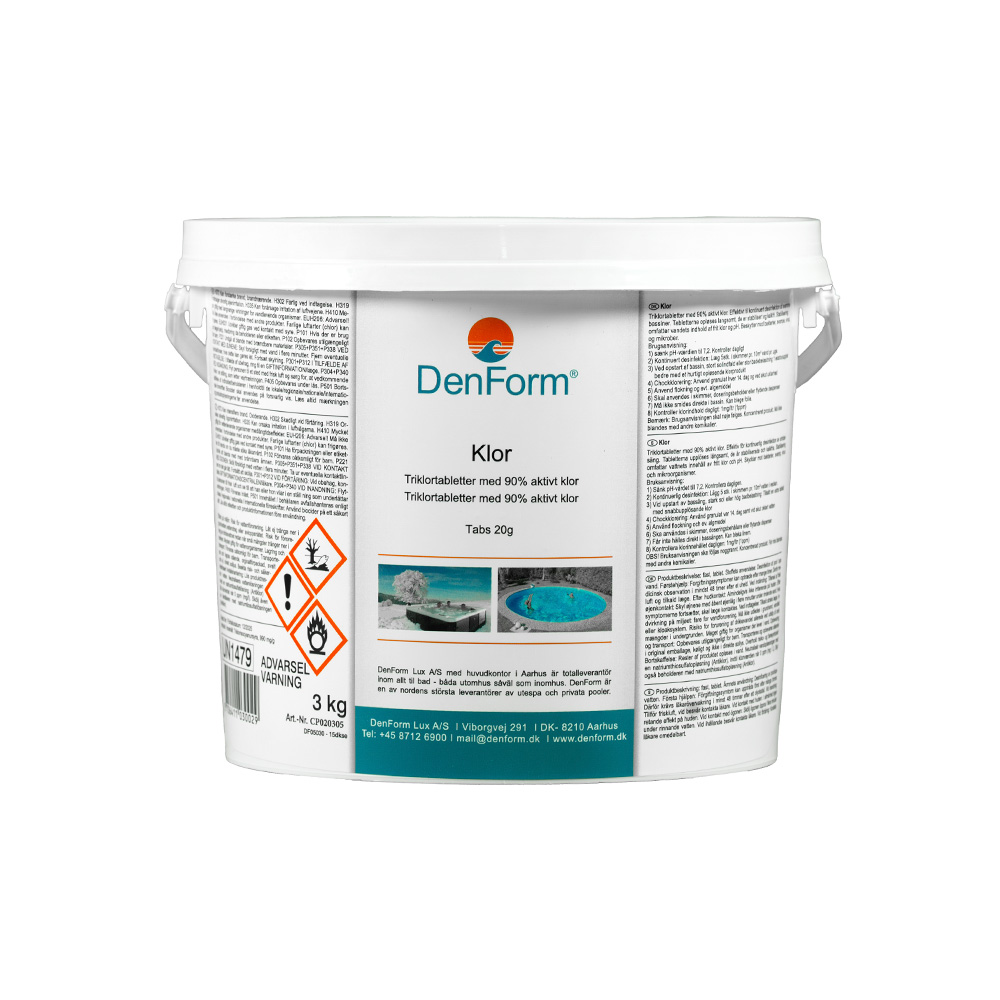 Triklor, tabletter - 20 g 3 kg