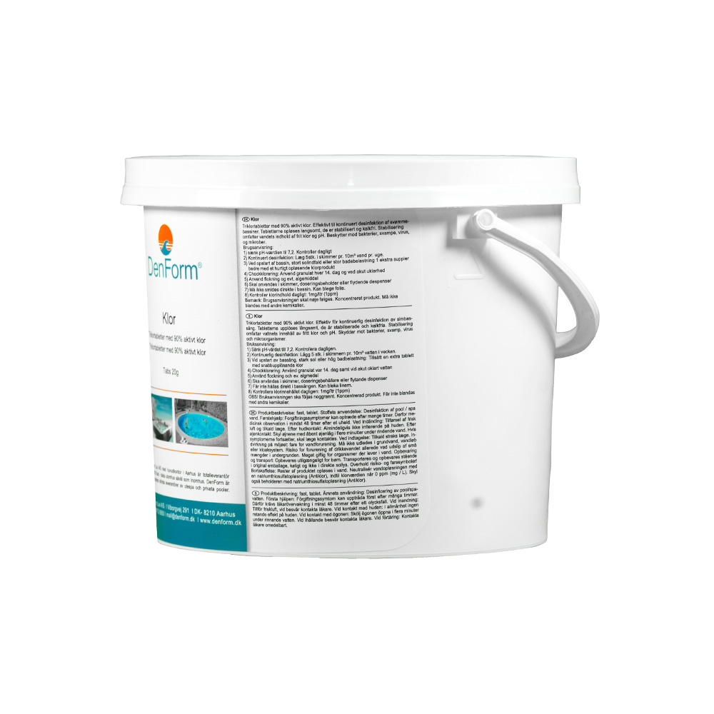 Triklor, tabletter - 20 g 3 kg